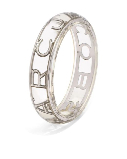 Marc Jacobs White The Logo Bangle