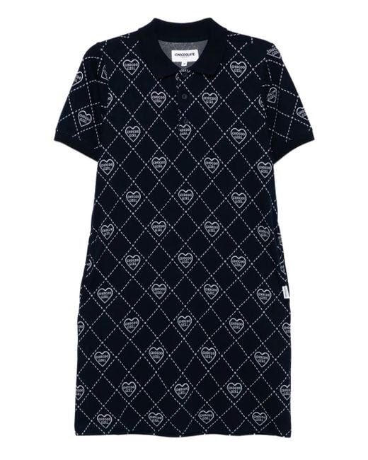 Chocoolate Blue Polo Dress