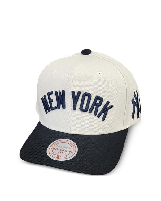 Mitchell & Ness White X Mlb Yankees Embroidered Cap for men