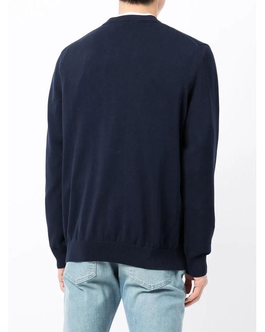 Lacoste Blue Logo Embroidery Sweatshirt for men