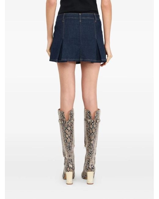 Liu Jo Blue Denim Mini Skirt
