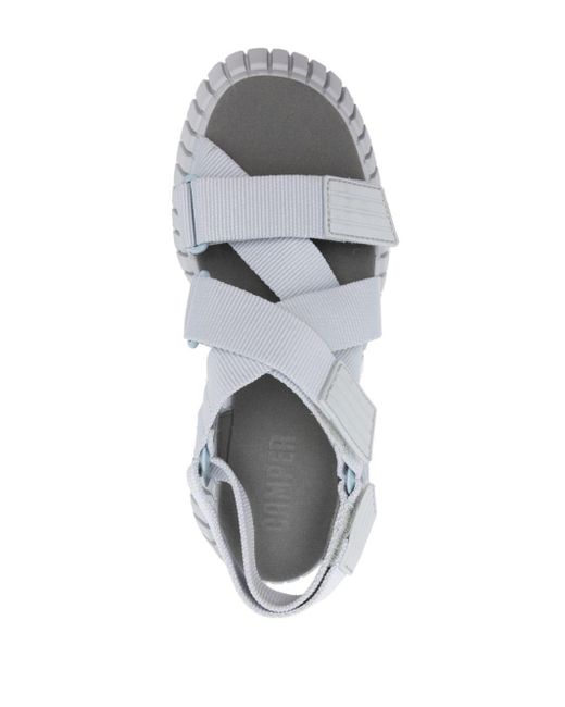 Camper White Bcn Platform Sandals