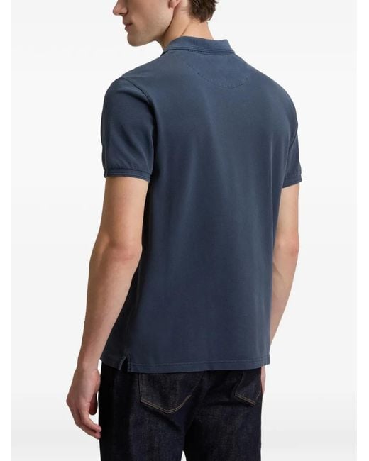 Woolrich Blue Mackinack Polo Shirt for men