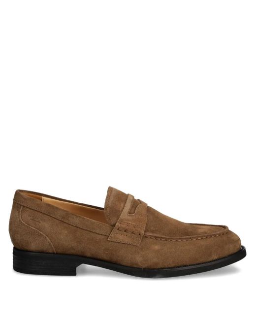 Vagabond Brown Suede Penny Loafers for men