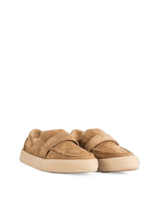 Marsèll Natural Touch-Strap Suede Loafers
