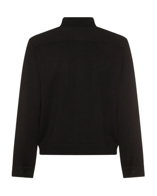 Lardini Black Breast-Pockets Wool Jacket for men