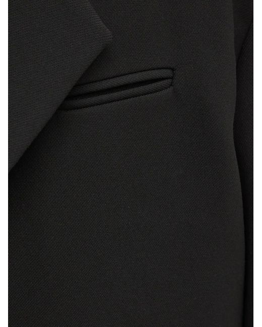 Won Hundred Black Single-Breasted Pocket Coat for men