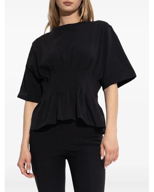 Gestuz Black Inez Blouse