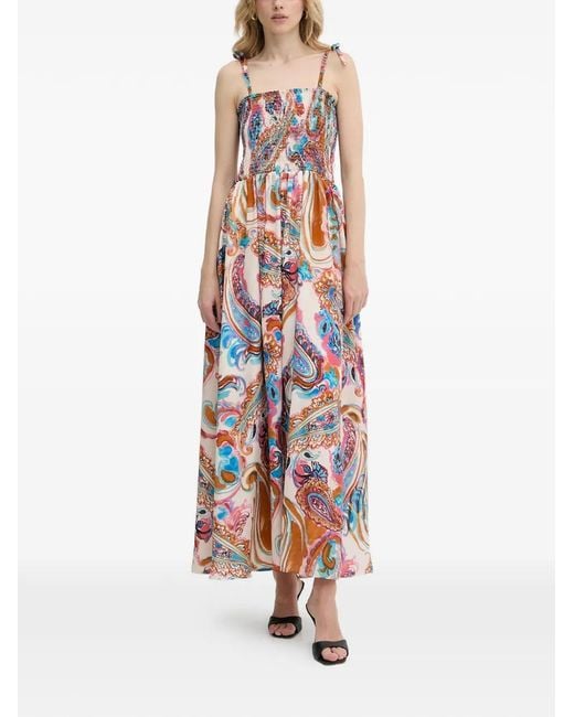 Morgan White Tie-Strap Maxi Dress