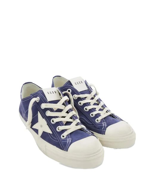 Golden Goose Deluxe Brand Blue V-Star 2 Low-Top Sneakers for men
