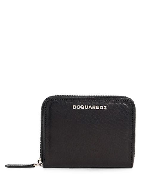 DSquared² Black Twin-Zip Wallet