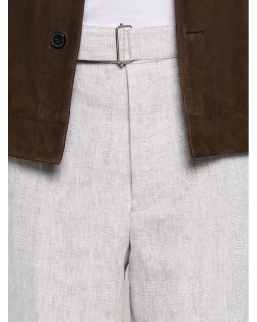 メンズ Officine Generale Wide-leg Trousers White