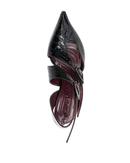 Mugler 95 Mm Fang Laarzen in het Black