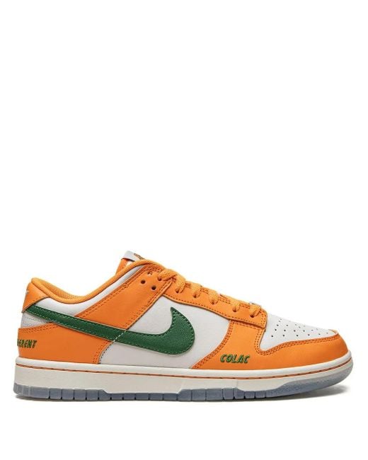 Nike Orange Dunk Low "Florida A&M" Sneakers