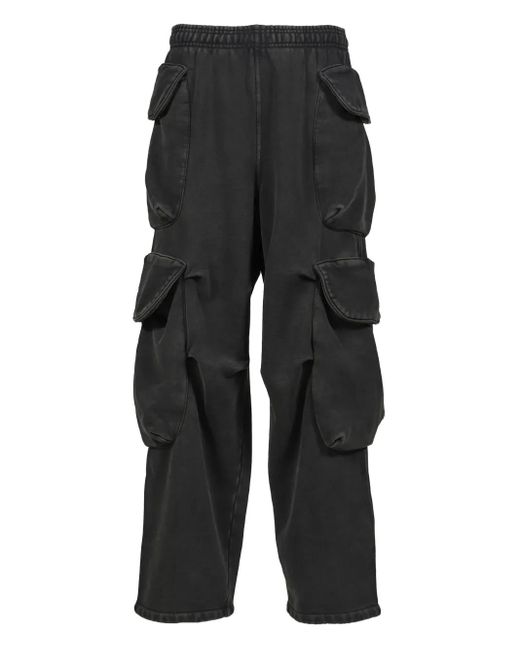 メンズ Entire studios ストレート カーゴパンツ Black