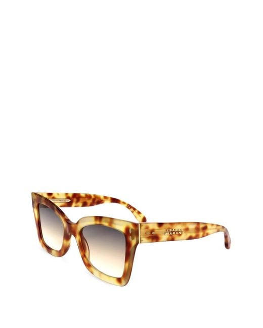Isabel Marant Metallic 52Mm Havana-Honey Sunglasses