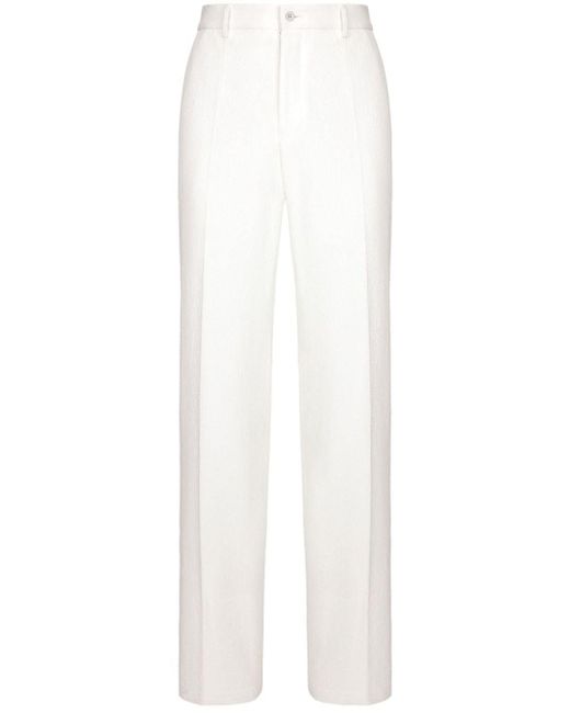Dolce & Gabbana Hose mit geradem Bein in White für Herren