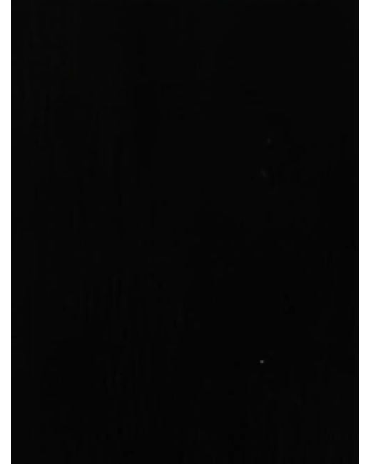 Stella McCartney Black Button-Placket Cut-Out Top