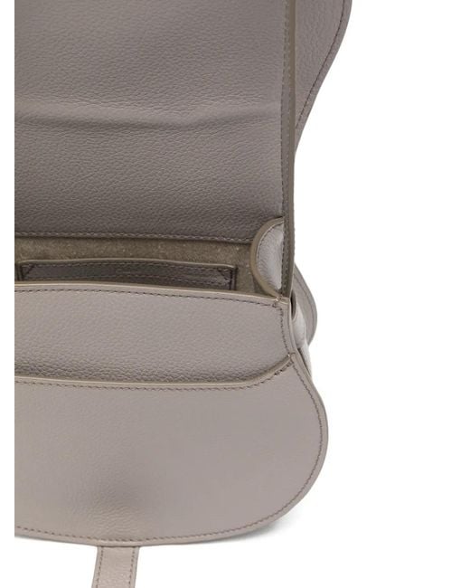 Chloé White Small Marcie Saddle Cross Body Bag