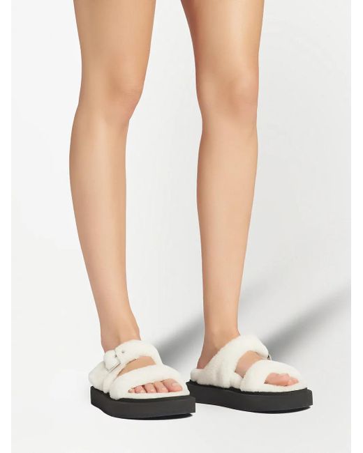 Giuseppe Zanotti White Jolanda Winter Open-Toe Sandals