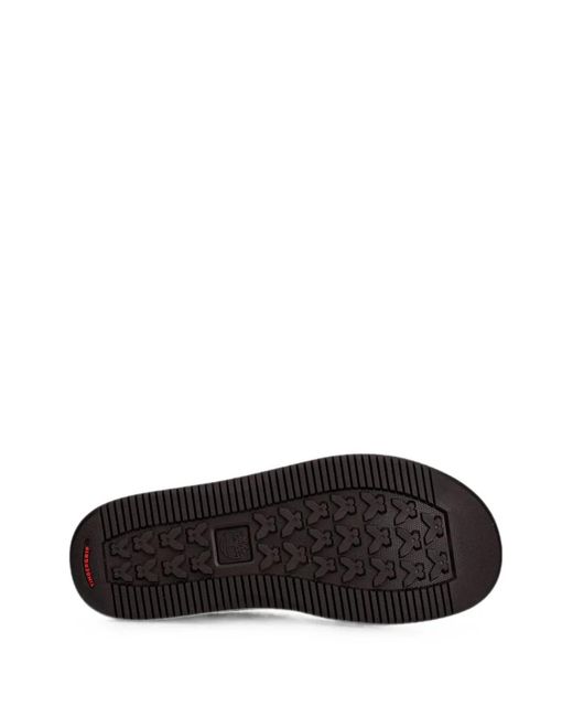 Timberland White Touch-Strap Suede Slides for men