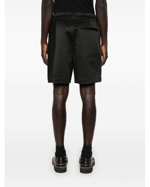Shorts con design patchwork di Feng Chen Wang in Black da Uomo