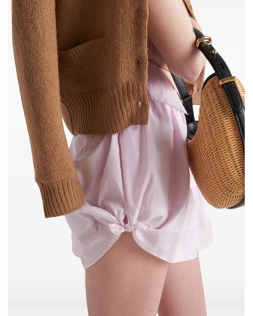 Prada Pink Cotton Shorts