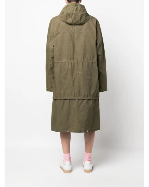 Gucci Green Waxed Hooded Parka for men