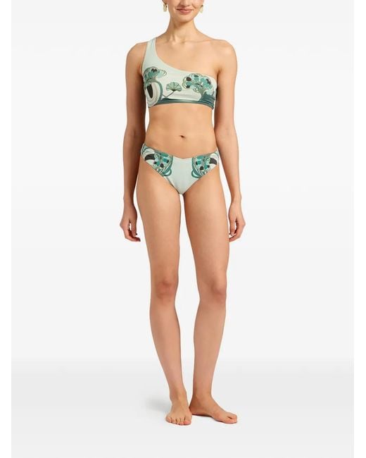 LaDoubleJ Blue Mirage Floral Bikini Bottoms