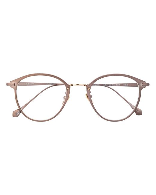 EQUE.M Metallic 'Mellow Go Round' Brille