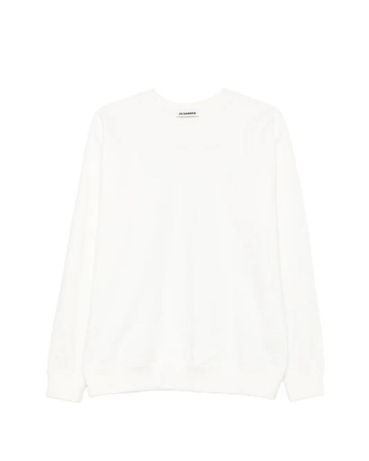 Pull À Manches Raglan Jil Sander pour homme en coloris White