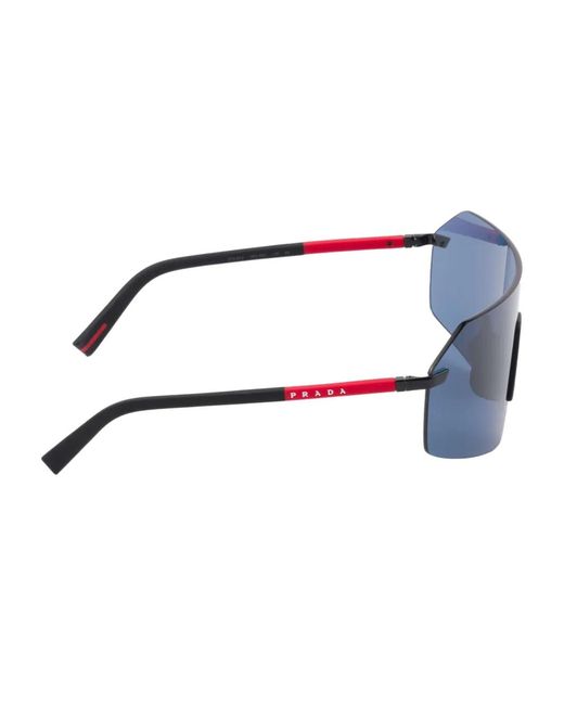 Prada Blue Linea Rossa Sunglasses for men