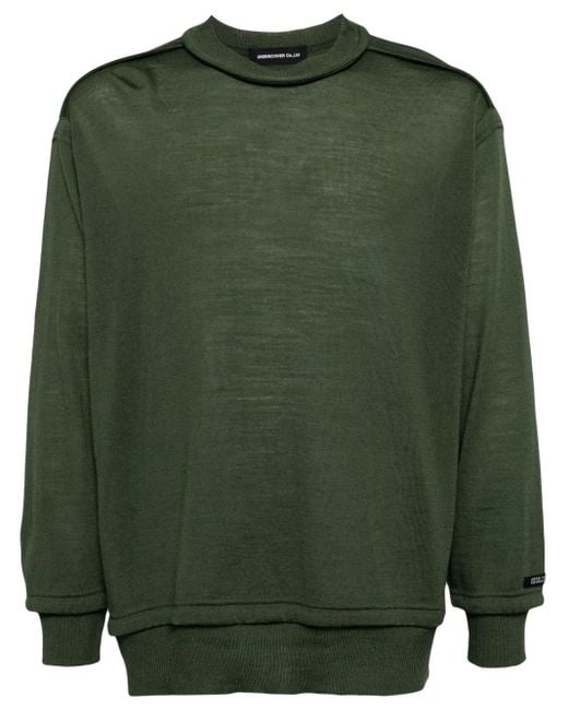 Undercover Green Wool Jumper for men