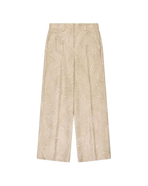 Incotex Natural Jacquard Straight Trousers