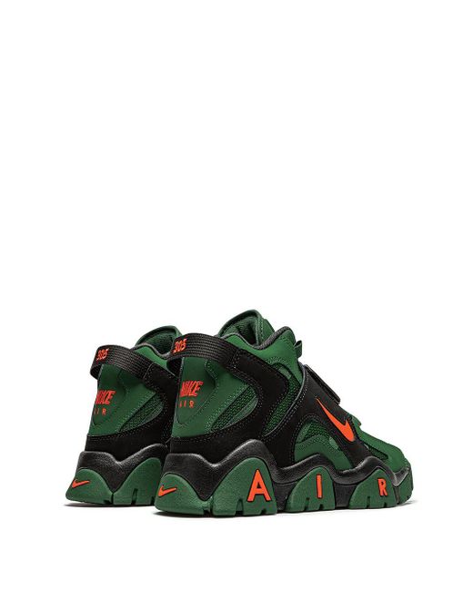 Nike Air Barrage Mid-top Sneakers in Green for Men | Lyst