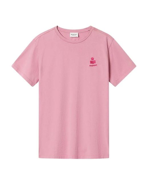 Isabel Marant Pink Aby Cotton T-Shirt