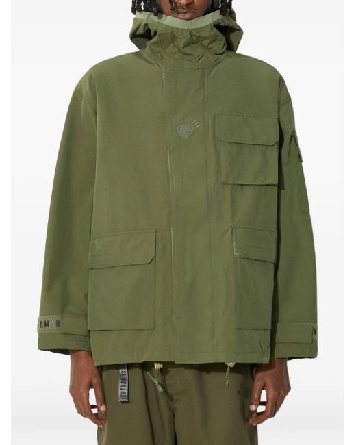 Human Made Green Logo-Print Jacket for men