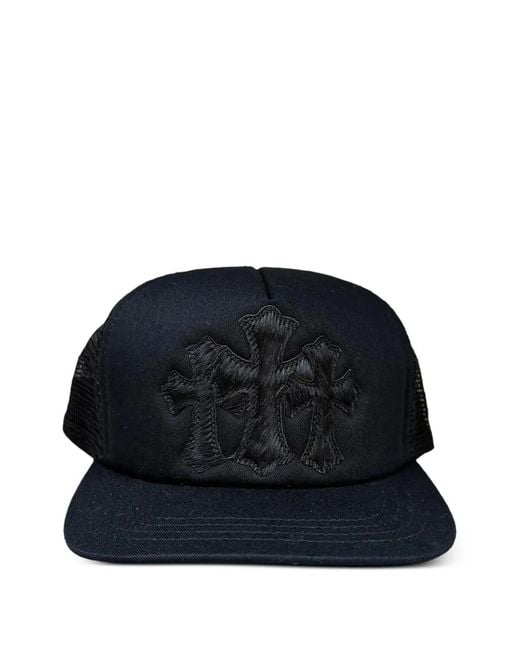Chrome Hearts Blue Triple Cross Cemetery Cap for men