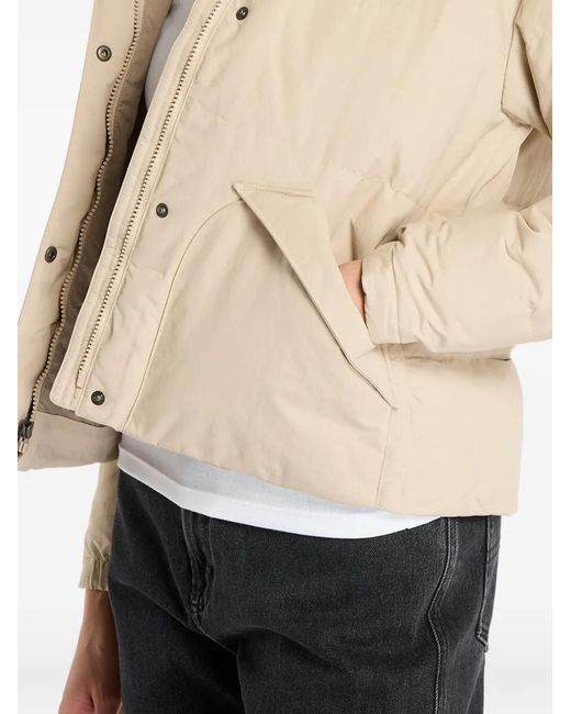 Patagonia Natural Padded-Design Hooded Jacket