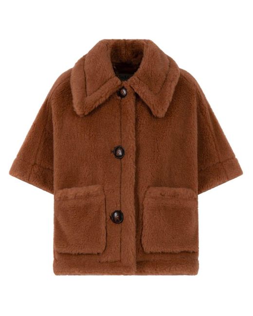 Max Mara Newterzo ケープ Brown
