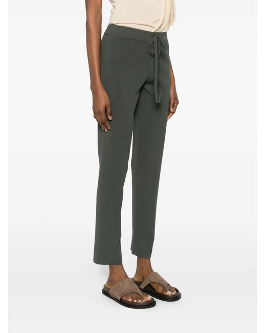 Twinset Gray Drawstring Track Pants