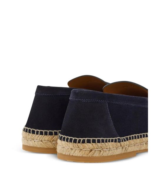 Ferragamo Blue Espadrilles Loafers for men