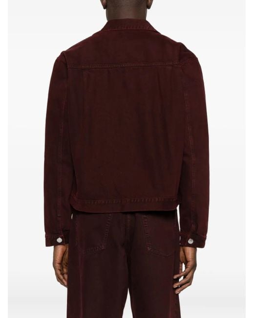 sunflower Brown Button-Fastening Flap-Pocket Jacket for men