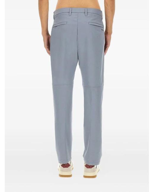 Boss Blue Buttoned Trousers for men