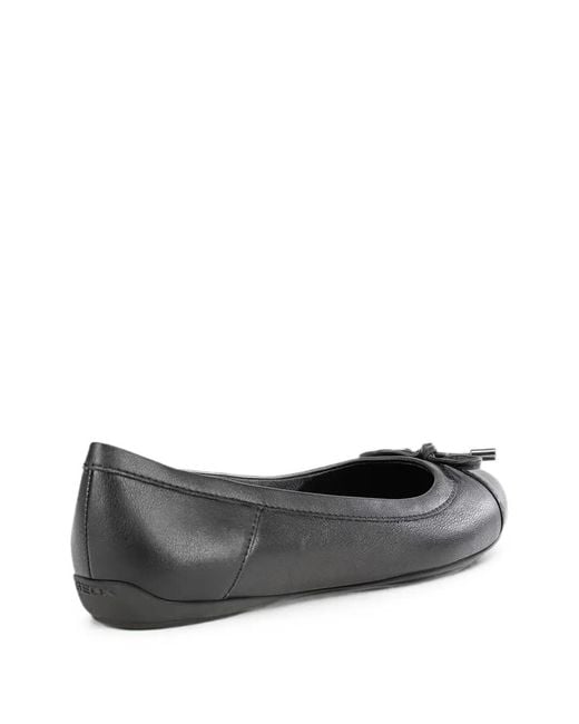 Geox White Charlene Bow-Detail Ballet Flats
