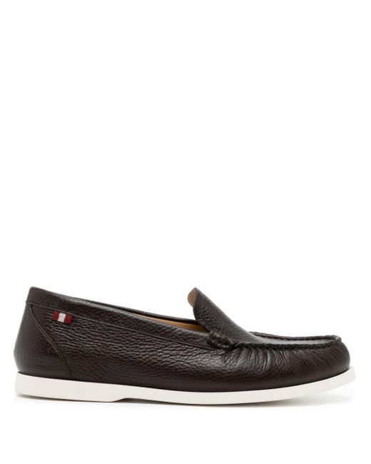 Bally Brown Nadim Leather Loafers for men