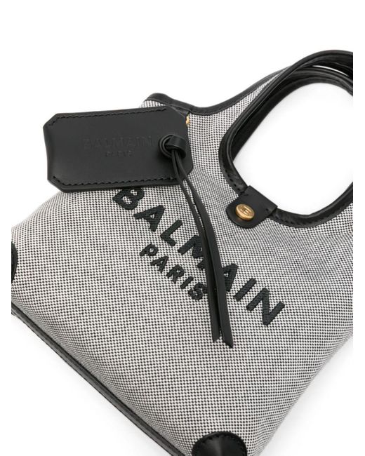 Balmain Gray Grocery B-Army Small Bags