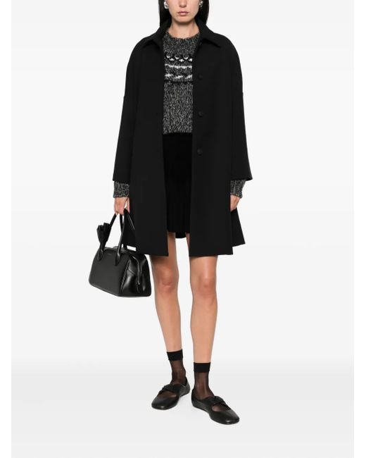P.A.R.O.S.H. Black Button-Up Cape