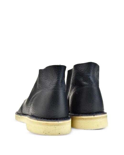 Clarks Blue Leather Boots for men