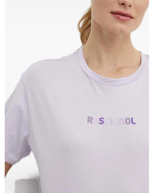 Rossignol White Logo-Detail T-Shirt